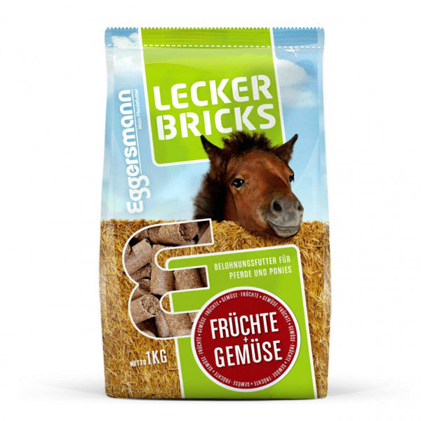 Eggersm. Lecker Bricks Früchte / Gemüse 1 kg