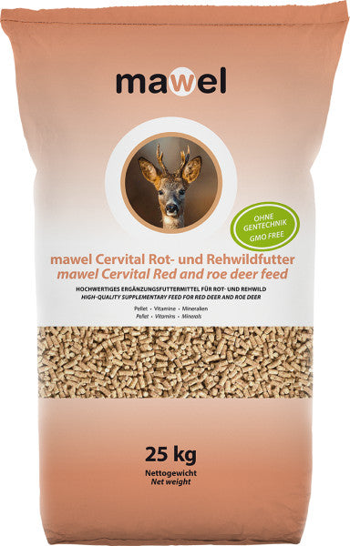 Mawel C.Rot- und Rehwildfutter 25 kg