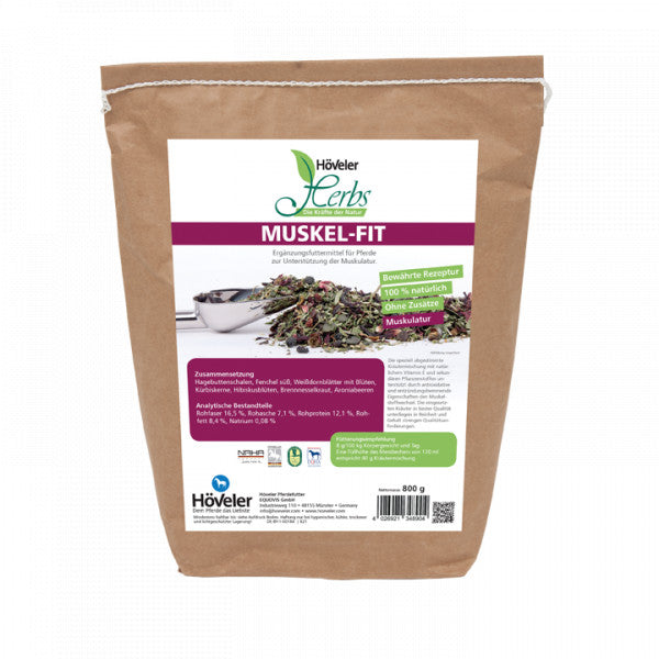 Höveler Herbs Muskel Fit 800 gr.