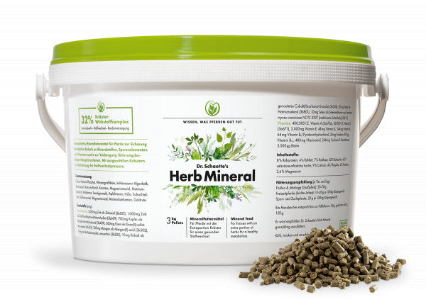 Dr. Schaette Herb Mineral Pellets 3 kg