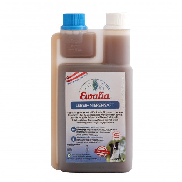 Ewalia Leber-Nierensaft Haustier 500 ml.